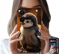 ETUI DO OPPO RENO8 LITE 5G - SŁODKI PINGWIN, TUPTAK, MADAGASKAR WZORY