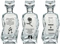 KARAFKA PREZENT na ślub ślubny Para Młoda grawer