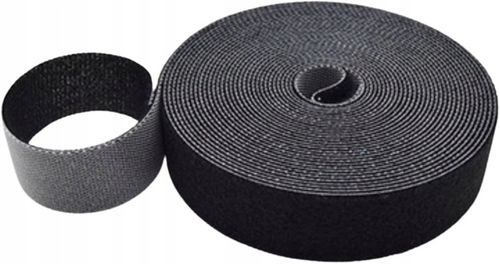 Taśma opaska rzep rzepowa organizer kabli 20mm 25m na Arena.pl