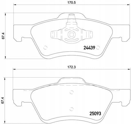BREMBO KLOCKI HAMULCOWE PRZÓD P24159 P 24 159 na Arena.pl