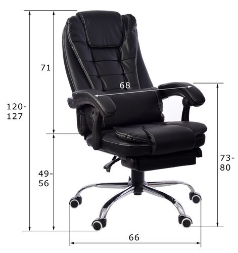 Fotel biurowy GIOSEDIO czerwony, model FBK001 na Arena.pl