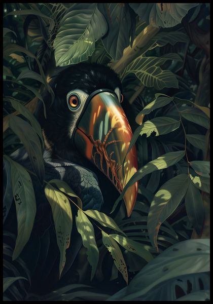 Plakat 68x98cm Skryty Tukan zdjęcie 2