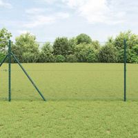 Słupek ogrodzeniowy. Zielony 100 x 1,2 m (siatka 13 mm)