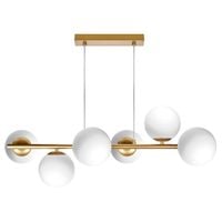 CERES 6 Lampa wisząca - Nowoczesna, szklane kule, 6xE14