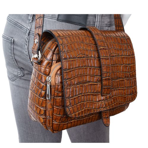 Stylowa torebka skórzana Canaletto z wzorem krokodyla – ponadczasowa elegancja i funkcjonalność TD690s70 na Arena.pl