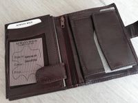 Portfel męski z grawerem skórzany upominek prezent różne wzory