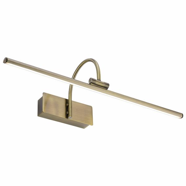 Galeryjka LAMPA ścienna GIOTTO LED 8170 Nowodvorski kinkiet OPRAWA metalowa LED 12W 3000K nad obrazy mosiądz zdjęcie 1