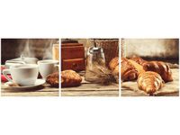 90 80CM OBRAZ T3 ELEM SMAKOWITE ŚNIADANIE DRUK ŚCIENNY