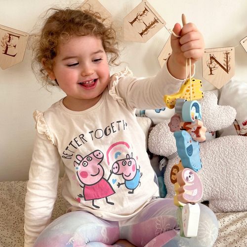 NAWLEKANKA ZOO DREWNIANA PRZEPLATANKA SZNUROWANKA KLOCKI 13 EL WOOPIE GREEN na Arena.pl