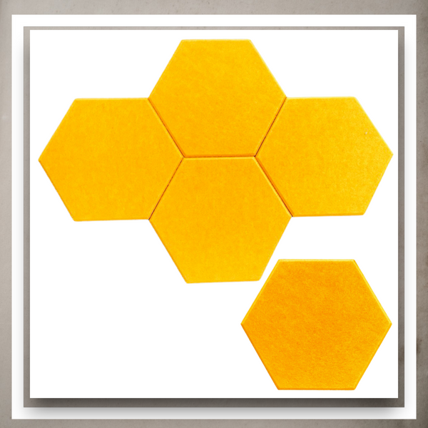 Panele Scienne Filcowe 3D Heksagon Zaglowek Samoprzylepne Akustyczne Soft zdjęcie 6