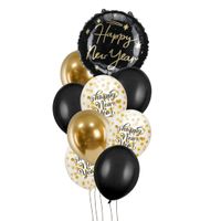 Zestaw balonów na Sylwestra Happy New Year #1