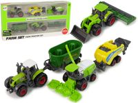ZESTAW POJAZDÓW ROLNICZYCH TRAKTOR KOMBAJN  6ELE