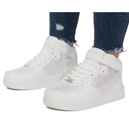 Białe Wysokie Trampki Force One r.40 na Arena.pl