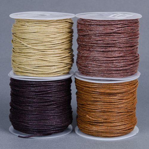 SZNUREK bawełniany woskowany 0.8mm 25m brązowy kawowy na Arena.pl