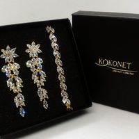 Komplet ślubny MOREE gold + ROSANA gold