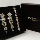 Komplet ślubny MOREE gold + ROSANA gold