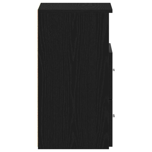 Szafka nocna  Czarny Dąb 50x32x60cm z drewna inżynieryjnego na Arena.pl