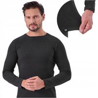 KOSZULKA TERMOAKTYWNA MĘSKA TERMICZNA DŁUGI RĘKAW BLUZKA SZYBKOSCHNĄCA