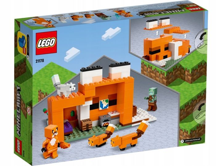 LEGO MINECRAFT 8+ SIEDLISKO LISÓW 21178 zdjęcie 8