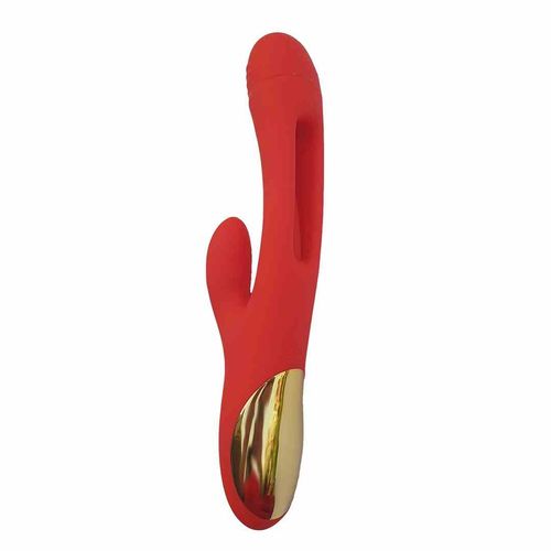 Wibrator Królik Z Języczkiem 3W1 Czerwony na Arena.pl