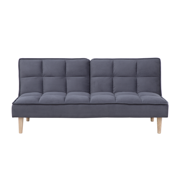 Sofa rozkładana ciemnoszara SILJAN zdjęcie 1