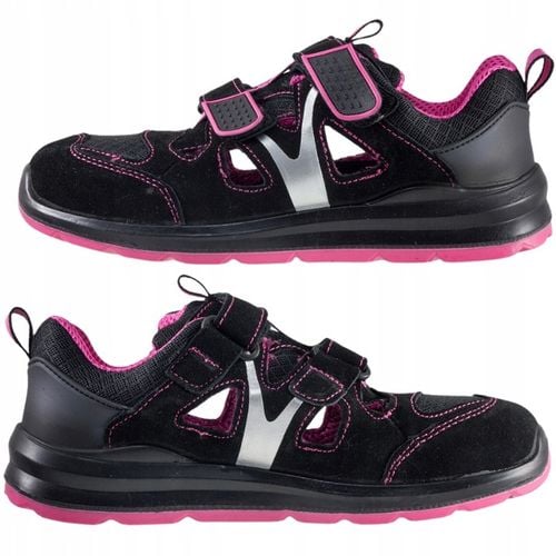 Buty robocze damskie Sandały BHP skórzane z Metalowym Noskiem Lekkie na Arena.pl