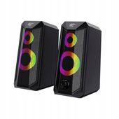 GŁOŚNIKI KOMPUTEROWE HAVIT GAMINGOWE PODŚWIETLENIE RGB MINIJACK 3,5MM