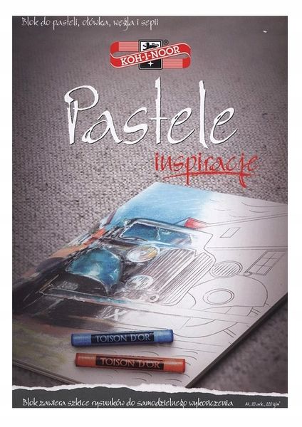 BLOK INSPIRACJE - PASTELE A4, 20 ARK.220 G 1229 zdjęcie 1