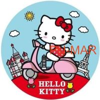 Opłatek na tort HELLO KITTY Kot Kotek Postać Tekst Gratis