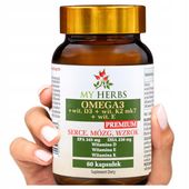 OMEGA 3 + WIT D3 + WIT K2 MK7 + WIT E Gold Omega 3 PREMIUM 60 KAPS