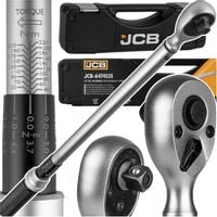 KLUCZ DYNAMOMETRYCZNY Z BLOKADĄ CERTYFIKAT KALIBRACJI ETUI 60-330NM 1/2"JCB