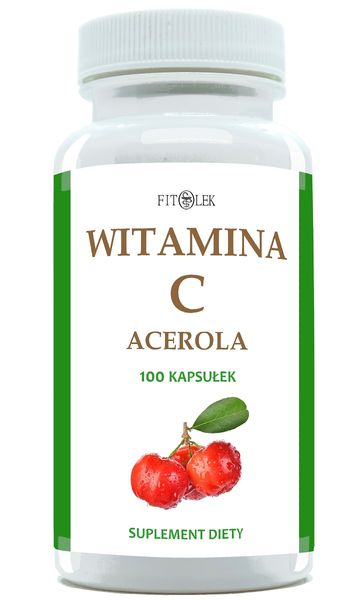 Fitolek Witamina C Acerola 500mg 100 Kapsułek zdjęcie 1