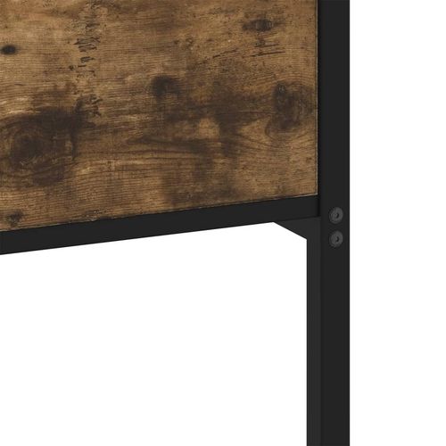 Łóżko bez materaca, przydymiony dąb, 137x190 cm na Arena.pl