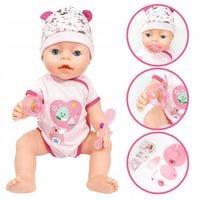 LALKA INTERAKTYWNA BABY LOVE DLA DZIEWCZYNKI 9W1 + AKCESORIA