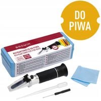 REFRAKTOMETR do PIWA do POMIARU STĘŻENIA CUKRU W BRZECZCE PIWNEJ BROWIN