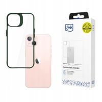 Satynowe etui na Apple iPhone 14 - 3mk Satin Armor Case+ Green
