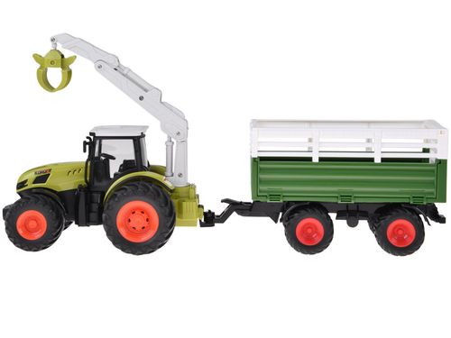 TRAKTOR Z PILOTEM  I PRZYCZEPĄ DO BALI DREWNA STEROWANY na Arena.pl