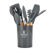 ZESTAW 12 PRZYBORÓW KUCHENNYCH W STOJAKU E-6289