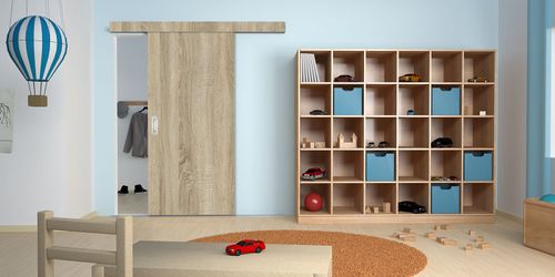 Drzwi przesuwne 90 cm cały zestaw na Arena.pl