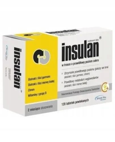 Insulan 120 kapsułek zdjęcie 1