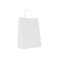 Torba papierowa A4 25 x 11 x 32 cm, 100 szt. biała AWIH