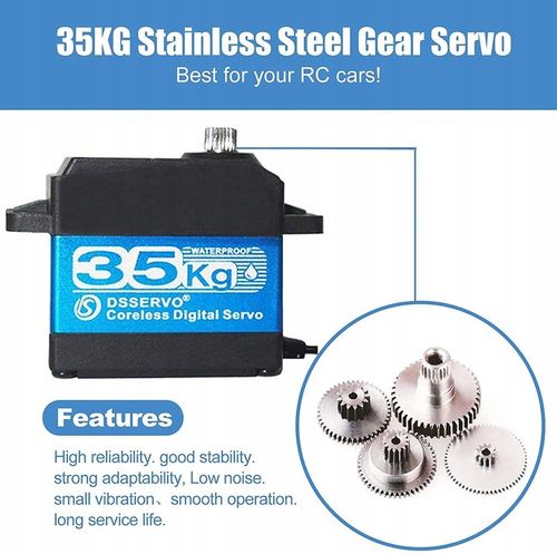 35KG DS3235 serwo Arm 25T RC Robot (180 °) na Arena.pl