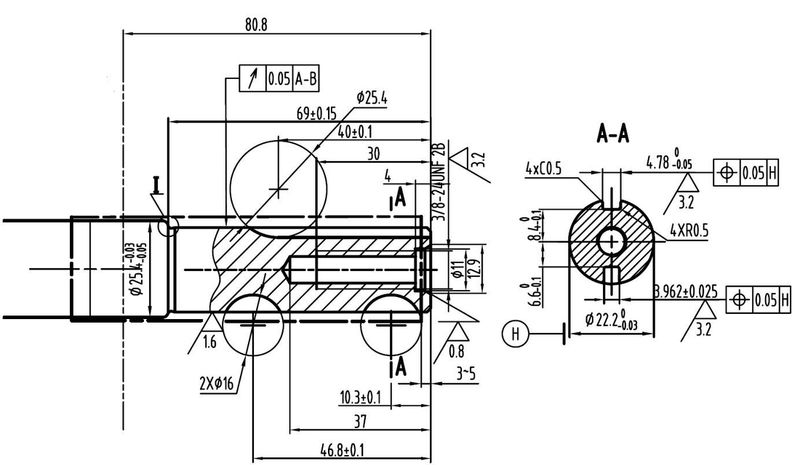 Silnik Rato RV170-C wał pionowy 22,2 mm / 80 mm RV170 C zdjęcie 4