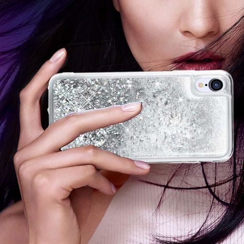 Etui Liquid Iphone X Srebrne na Arena.pl