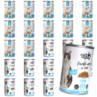 KARMA MOKRA DLA KOTA | TUF TUF | MIAU MIAU | PUSZKA MIX RYBA 24x415G