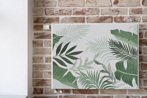 MASKOWNICA Magnetyczna Na Kaloryfer Liście TROPIKALNE 80cm x 60cm na Arena.pl