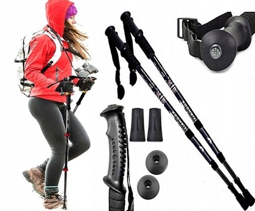 KIJKI DO CHODZENIA NORDIC WALKING ZESTAW PIĘKNE NASYCONE KOLORY+GRATISY na Arena.pl