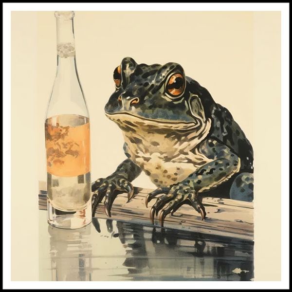Plakat 100x100cm Refleksje Błotniaka zdjęcie 3
