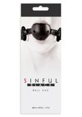 Knebel-Sinful Ball Gag Black