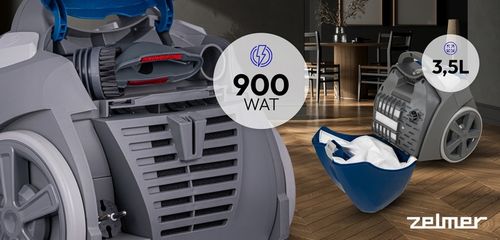 ODKURZACZ WORKOWY ZELMER ANTEK TRADYCYJNY Z FILTREM HEPA + KOŃCÓWKI na Arena.pl